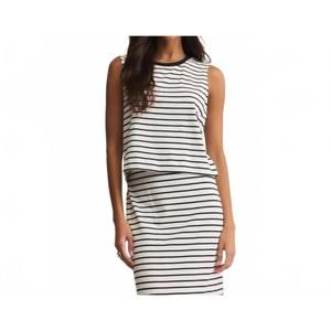 NEW Z SUPPLY sloane stripe top in black